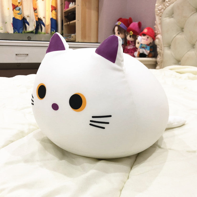 Black And White Kitten Pillow Doll